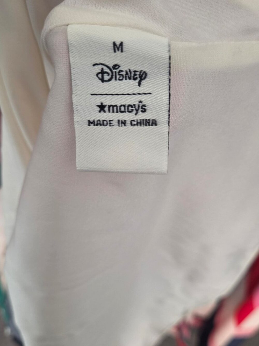 Disney Minnie Majorette Pleated Midi Skirt Multicolor Stripes Size M - Picture 8 of 9
